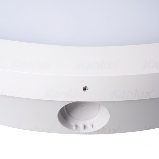 LED плафон влагозащитен DABA PRO NW-B 25W 4000K 2800Lm IP65 черен Kanlux