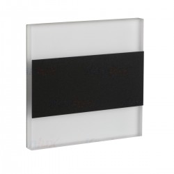 LED луна за вграждане в стена - стълбищна TERRA AC B-NW 1.3W 4000K 14Lm IP20 бяла 220V