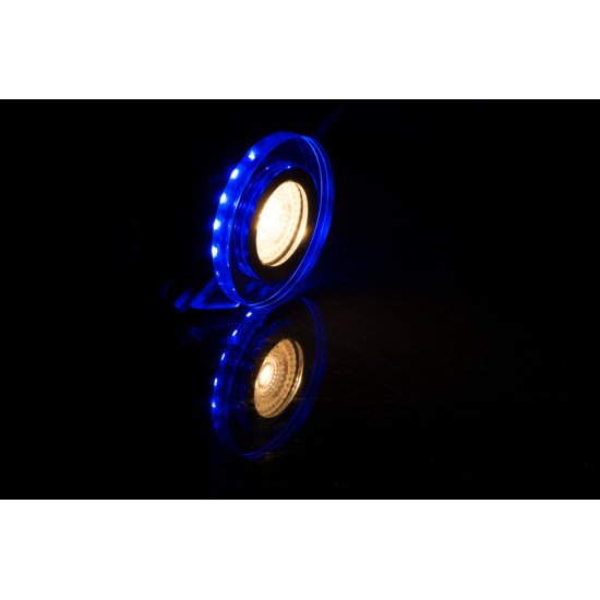 Луна SOREN стационарна 1xGU10 + LED лента 3.6W 250Lm 6500K IP20 кръгла