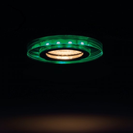 Луна SOREN стационарна 1xGU10 + LED лента 3.6W 250Lm 6500K IP20 кръгла