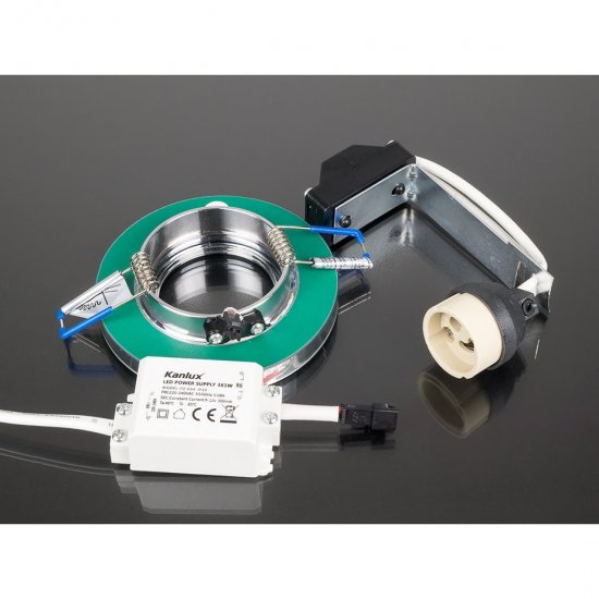 Луна SOREN стационарна 1xGU10 + LED лента 3.6W 250Lm 6500K IP20 кръгла