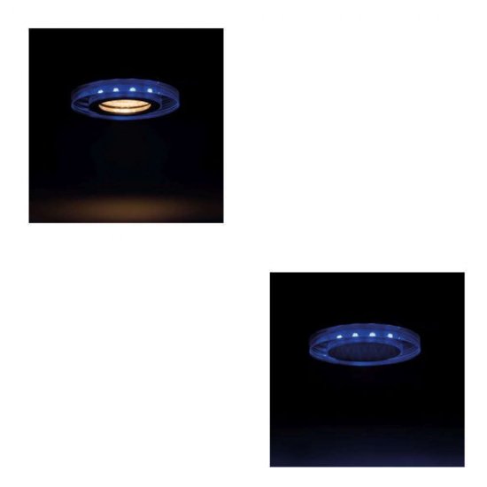 Луна SOREN стационарна 1xGU10 + LED лента 3.6W 250Lm 6500K IP20 кръгла