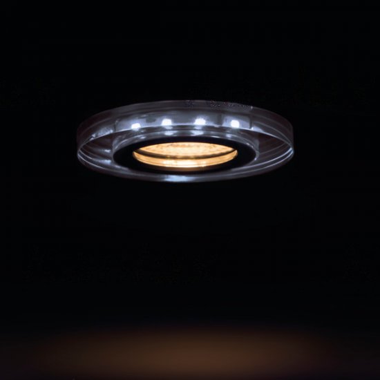 Луна SOREN стационарна 1xGU10 + LED лента 3.6W 250Lm 6500K IP20 кръгла