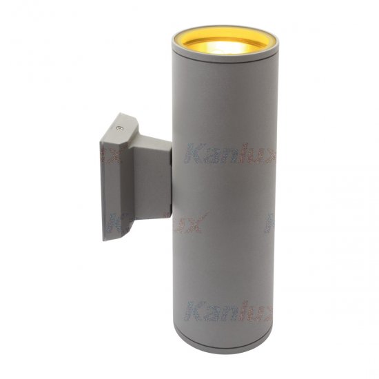 Фасадно тяло BART EL-260 IP54 2xЕ27 max 2x60W сиво Kanlux