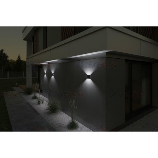 Фасадно тяло GARTO LED EL 8W-GR IP54 8W 4000К 300Lm графит Kanlux