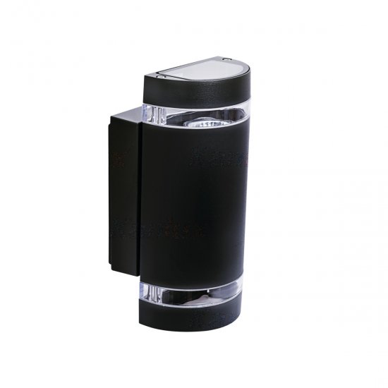 Фасадно тяло ZEW EL-235U-B IP44 2xGU10 max 2x35W черно Kanlux