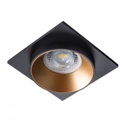 Луна SIMEN DSL B/G/B стационарна 1xGU5.3/GU10 max 35W IP20 квадратна черно + златно Kanlux