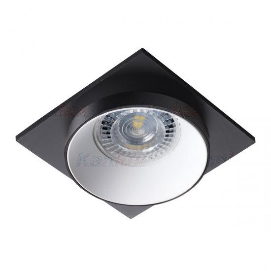Луна SIMEN DSL B/W/B стационарна 1xGU5.3/GU10 max 35W IP20 квадратна черно + бяло Kanlux