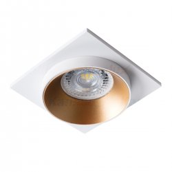 Луна SIMEN DSL W/G/W стационарна 1xGU5.3/GU10 max 35W IP20 квадратна бяло + златно Kanlux