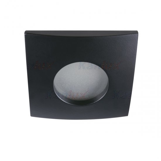 Луна QULES AC L-B влагозащитена IP44 стационарна 1xGU10 max 35W квадратна черна Kanlux