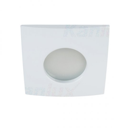 Луна QULES AC L-W влагозащитена IP44 стационарна 1xGU10 max 35W квадратна бяла Kanlux
