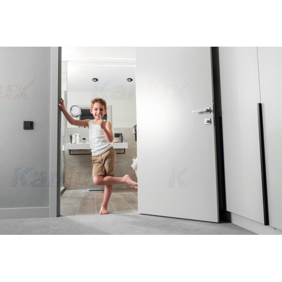 Луна QULES AC L-W влагозащитена IP44 стационарна 1xGU10 max 35W квадратна бяла Kanlux