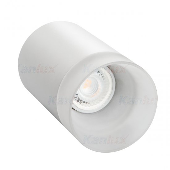 Луна за външен монтаж LUNATI GU10 W 1хGU10 max 25W IP20 кръгла бяла Kanlux