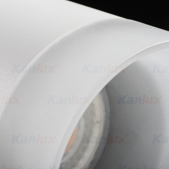 Луна за външен монтаж LUNATI GU10 W 1хGU10 max 25W IP20 кръгла бяла Kanlux