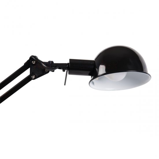 Настолна лампа PIXA KT-40-B с чупещо рамо Е14 max 40W черна Kanlux