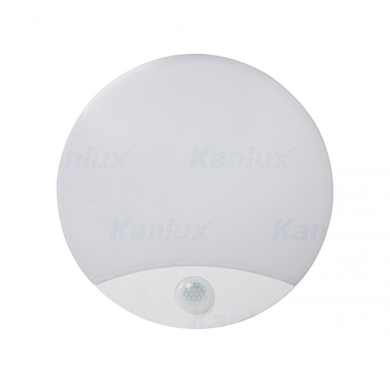 LED плафон със сензор влагозащитен SANSO LED 15W-NW-SE 360° 15W 4000K 1250Lm IP44 Kanlux