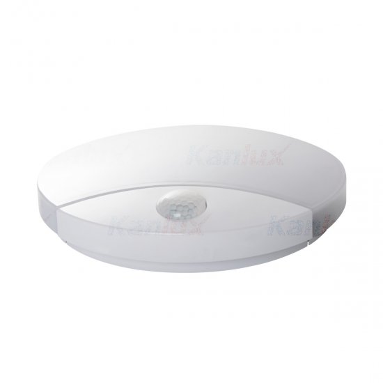 LED плафон със сензор влагозащитен SANSO LED 15W-NW-SE 360° 15W 4000K 1250Lm IP44 Kanlux