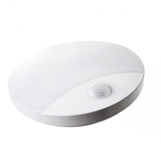 LED плафон със сензор влагозащитен SANSO LED 15W-NW-SE 360° 15W 4000K 1250Lm IP44 Kanlux