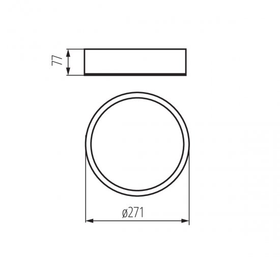 Плафон JASMIN 270-WE 1хE27 max 1х60W IP20 венге Kanlux