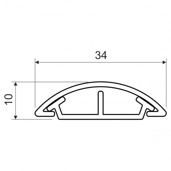 PVC кабелен канал Кopos LO 35 HD 34x10мм IP40 2м