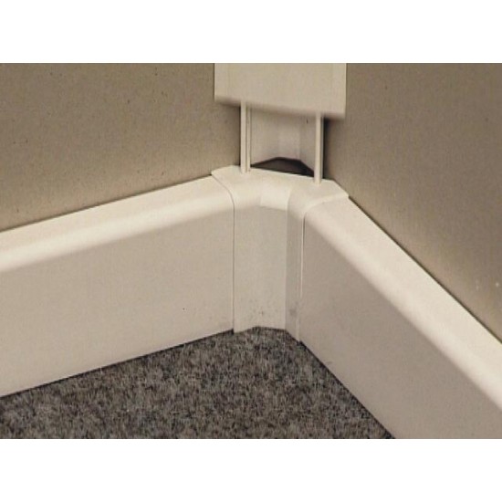 PVC кабелен канал Кopos LP 80x25 IP40 2м тип подов перваз бял