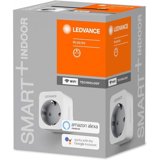 Контакт преходник LEDVANCE smart Wi-Fi 10A max 2300W бял