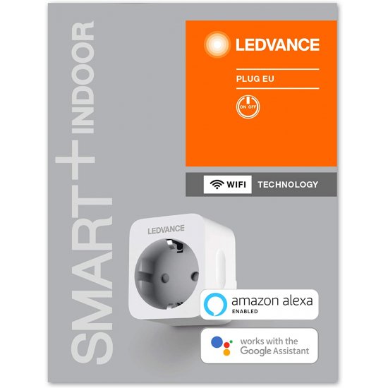 Контакт преходник LEDVANCE smart Wi-Fi 10A max 2300W бял