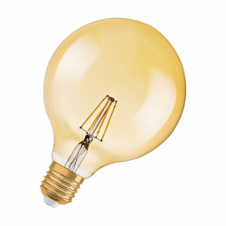 LED крушка FILAMENT VINTAGE 1906 CLAS GLOBE 55 E27 7W 2500K 725Lm димируема OSRAM G125