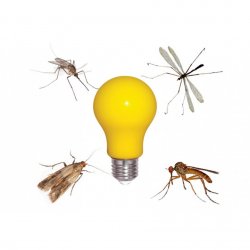 LED крушка против комари BuZzz E27 6W 2200К 520Lm