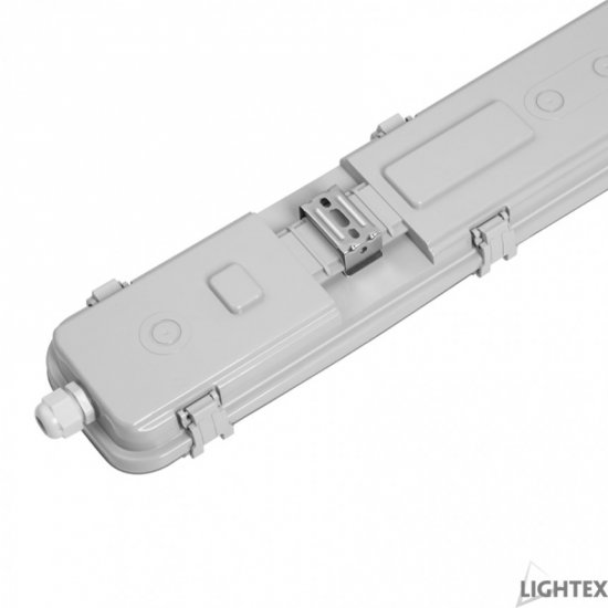 Корпус влагозащитен IP65 KARINA II за LED пура 2хТ8 120см едностранно захранване