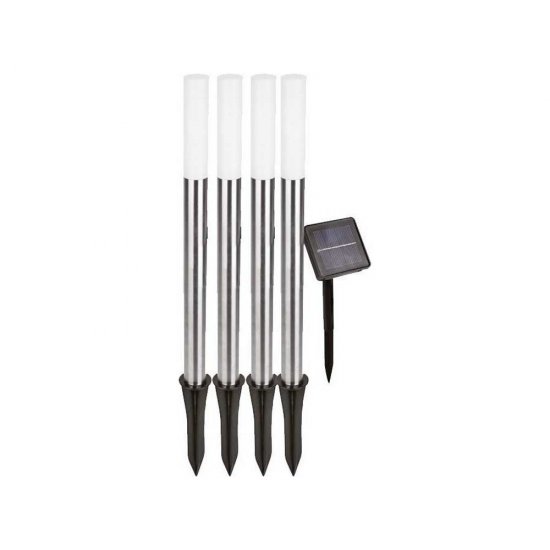 LED соларна лампа комплект 4бр. 0.2W 4000K 10Lm IP44