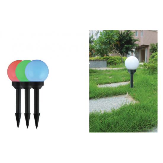 LED соларна лампа OPAL 0.1W RGB 2Lm IP44