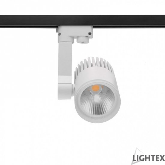 LED релсов прожектор корпус 25W 3-white 3000/4000/6500K димируем бял
