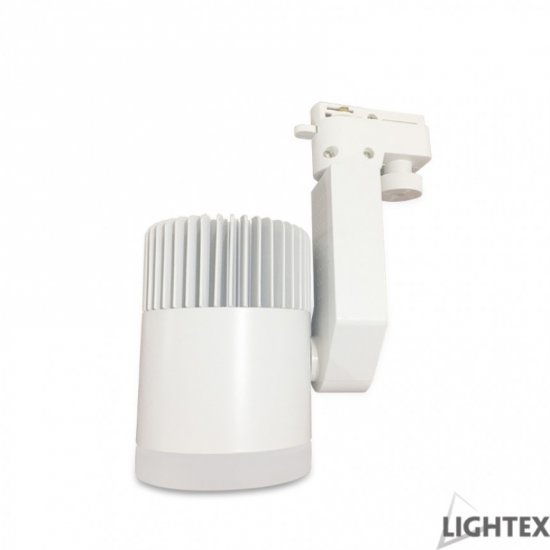 LED релсов прожектор корпус 25W 3-white 3000/4000/6500K димируем бял