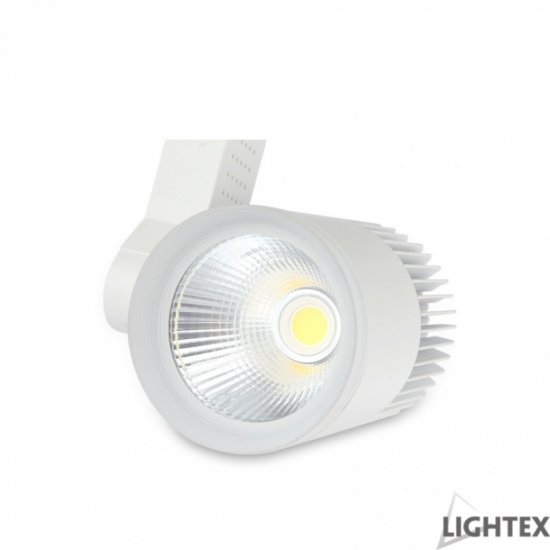 LED релсов прожектор корпус 25W 3-white 3000/4000/6500K димируем бял
