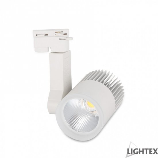 LED релсов прожектор корпус 25W 3-white 3000/4000/6500K димируем бял