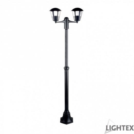 Градински стълб стоящ NICE BL 2хЕ27 IP44 2.8м черен