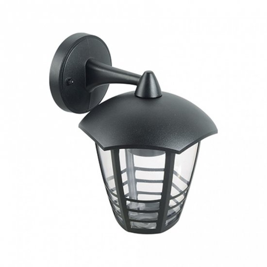 Градински фенер стенен NICE DN/BL E27 60W IP44 черен