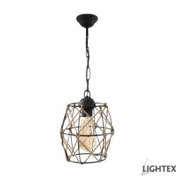 Пендел ERIKA 1xE27 max 10W LED черен