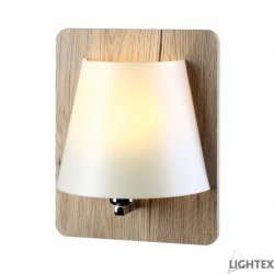 Аплик MATEO 1xE14 max 7W LED пясъчен дъб