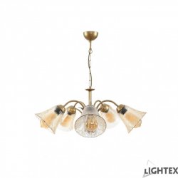 Полилей DIANA 5xE27 max 5x10W LED бронз