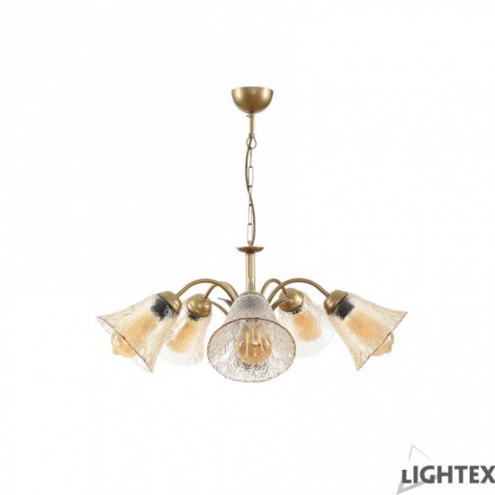 Полилей DIANA 5xE27 max 5x10W LED бронз