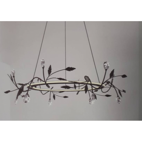 LED полилей LEAF 58W 4000K 3770Lm черен