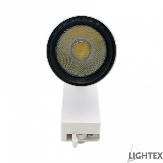 LED релсов прожектор PLUS 30W 3-white 3000/4000/6500K 2700Lm димируем бял
