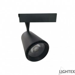 LED релсов прожектор PLUS 30W 3-white 3000/4000/6500K 2700Lm димируем черен