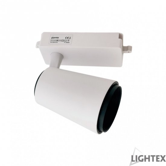 LED релсов прожектор PLUS 30W 3-white 3000/4000/6500K 2700Lm димируем бял