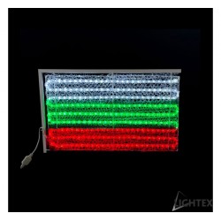 LED национален флаг влагозащитен IP65 237LED 18W 70x40см 220V