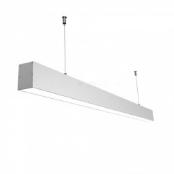 LED осветително тяло висящо с проволки SINGLE II 48W 4000K IP20 120см сиво