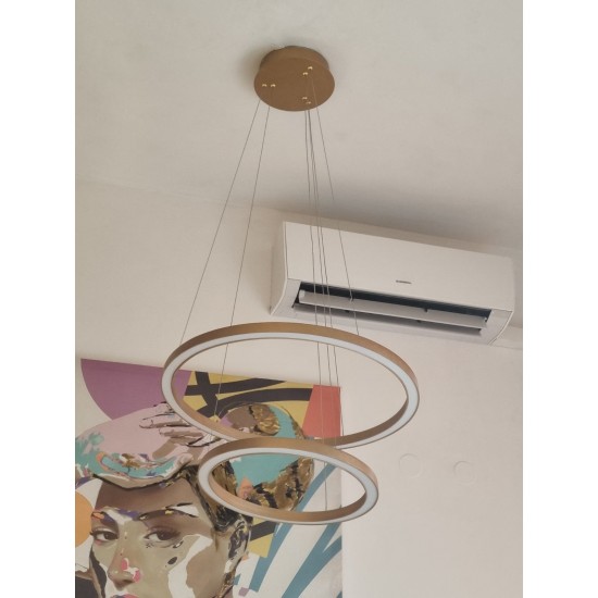 LED полилей TEA 60W 2700K 4200Lm златист