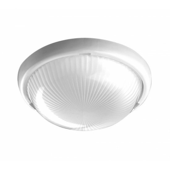 Плафон влагозащитен LENA LUNA IP44 E27 max 100W бял